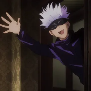 🗞 Satoru Gojo Jujutsu Kaisen Anime, Manga, Gojo, Satoru, Machanie telegram sticker