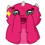 🤩 desenho animado, chorando, triste, emoção, fofo, kawaii whatsapp sticker