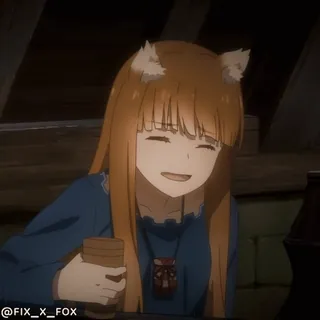 😂 Holo Spice and Wolf @FIX_X_FOX whatsapp sticker