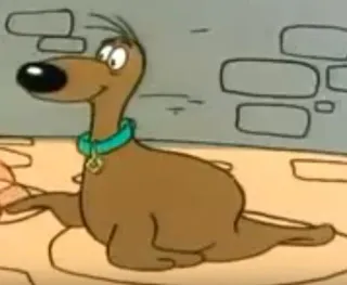 🙂 Scooby-Doo Seal cartoon, dog, seal, animal, Scooby-Doo parody telegram sticker
