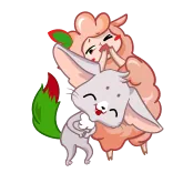 ОКЕЙ Фенек и Лама whatsapp stickers