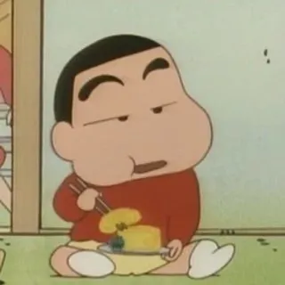 🍠 Shin-chan Crayon Shin-chan Anime, Crayon Shin-chan, Makanan, Kartun, Karakter, Manga telegram sticker