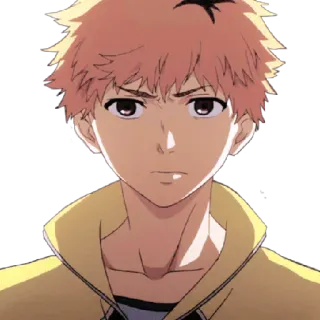 😐 Anime, Porträt, Mann, Cartoon telegram sticker