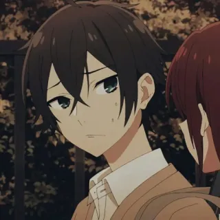 🖤 Izumi Miyamura Horimiya 动漫, 漫画, 堀与宫村, 宫村伊澄 telegram sticker