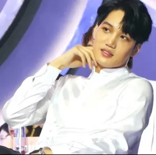 ❄️ Kai personne, homme, K-pop, chanteur, beau, idole whatsapp sticker