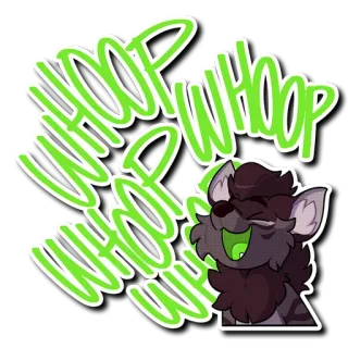 🗯 WHOOP WHOOP WHOOP telegram sticker