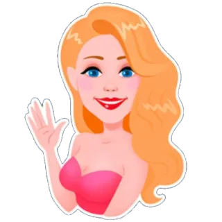 Привет пупсик telegram stickers