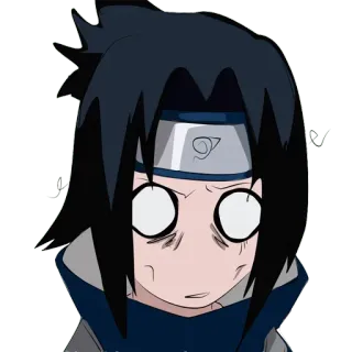 😶 Sasuke Naruto Sasuke, Naruto, anime, manga, funny, cartoon telegram sticker