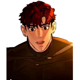 🦔 Anime, Cartone animato, Personaggio, Maschio, Ritratto telegram sticker