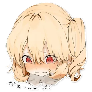 😳 かあ～ Anime, Manga, Lindo, Dibujos animados, Sticker telegram sticker
