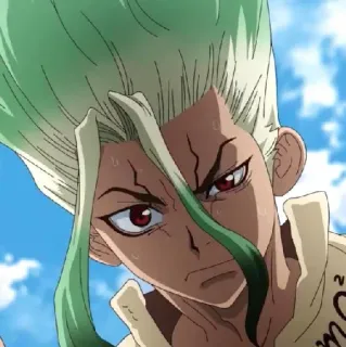 💈 Senku Ishigami Dr. Stone Anime, Manga, Wissenschaft, Wissenschaftler, DrStone telegram sticker