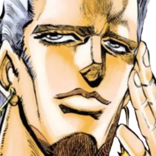 😎 Jean Pierre Polnareff JoJo's Bizarre Adventure Anime, Jojo, Polnareff, Personage, Jean Pierre Polnareff telegram sticker