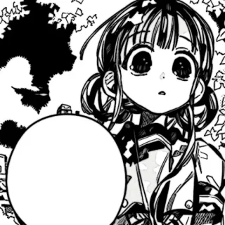 ✉️ Yashiro Nene Toilet-Bound Hanako-kun 动漫, 漫画, 八寻宁宁, 地缚少年花子君, 角色 telegram sticker
