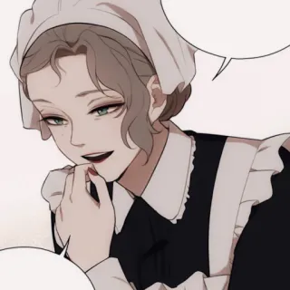 🪔 Maid, Dienstmädchen, Anime, Manga, Charakter, Frau, Uniform telegram sticker