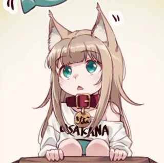 🧸 LISAKANA Anime, Catgirl, Carino, Manga whatsapp sticker