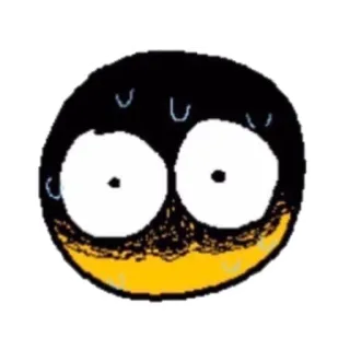 😱 Emoji, Ängstlich, Nervös, Schweiß, Verängstigt telegram sticker