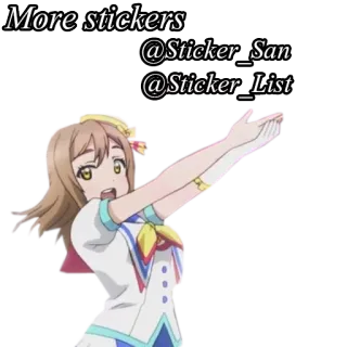 ℹ More stickers
@Sticker_San
@Sticker_List stickers, anime, cartoon, girl telegram sticker