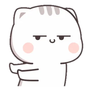 🐈 Katze, niedlich, Sticker, Tier, Cartoon, Haustier whatsapp sticker