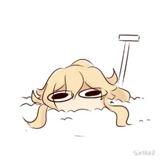 🐾 desenho animado, afogamento, enterrado, areia, engraçado telegram sticker