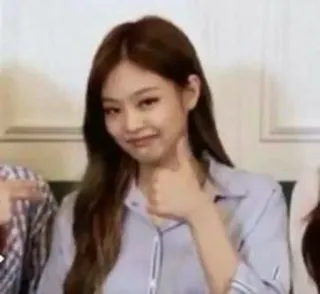 👍 Jennie kpop, jennie kim, blackpink, pollice in su, ragazza, idol telegram sticker