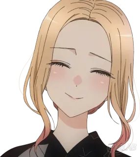 😊 Marin Kitagawa My Dress-Up Darling Anime, Marin Kitagawa, Sorriso, Garota Anime telegram sticker
