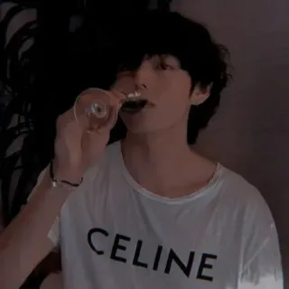 ⚔ CELINE Person, Promi, T-Shirt, Trinken, Mode, Stil telegram sticker
