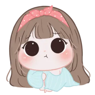 🍪 cartoon, cute, girl, kawaii, sticker telegram sticker