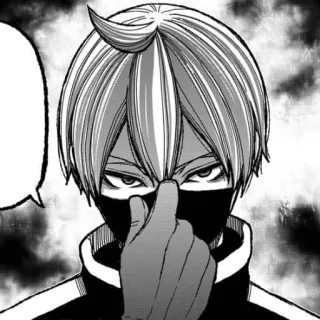 😷 Anime, Manga, Personnage, Masque, Portrait telegram sticker