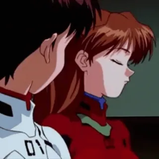 👻 Asuka Evangelion Anime, Mädchen, Charakter, Asuka Langley Soryu, Evangelion whatsapp sticker