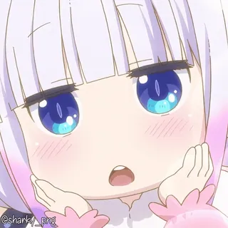😍 Kanna Kamui Miss Kobayashi's Dragon Maid telegram sticker