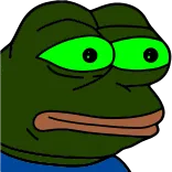 😳 Pepe the Frog pepe la grenouille, mème, culture internet, grenouille whatsapp sticker