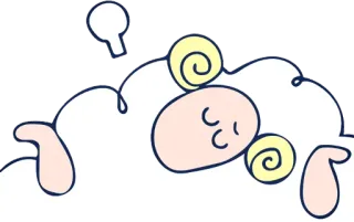 🤷‍♀️ การนอน, แกะ, เมฆ, ฝัน, การ์ตูน telegram sticker