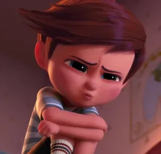 😔 Tim Templeton The Boss Baby Desenho animado, Personagem, O Poderoso Chefinho, Criança, Bebê telegram sticker