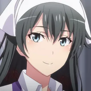 🌚 Yukino Yukinoshita My Teen Romantic Comedy SNAFU Anime, Mädchen, Charakter, Süß, Lächeln, My Teen Romantic Comedy SNAFU, Yukino Yukinoshita telegram sticker