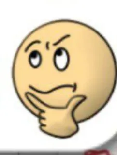 🌟 思考, 表情符号, 沉思 telegram sticker