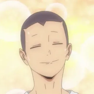 😁 Sugawara Koushi Haikyuu!! anime, haikyuu, sugawara, koushi, character, smile telegram sticker