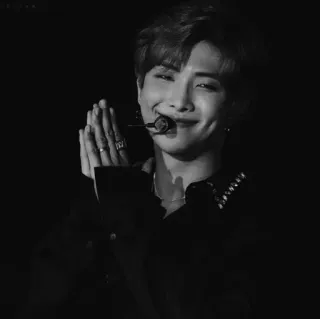 🕳 RM RM, K-Pop, BTS, Música, Retrato, Cantor telegram sticker