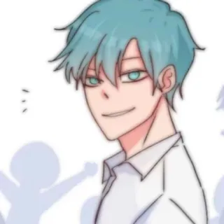 🎧 Anime, Desenho animado, Personagem, Arte whatsapp sticker