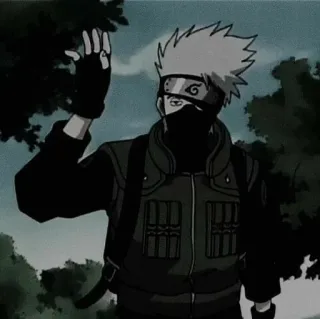 🥷 Kakashi Naruto kakashi, naruto, anime, ninja telegram sticker