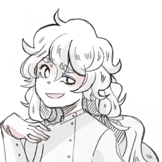 😏 personnage, animé, dessin animé, art telegram sticker