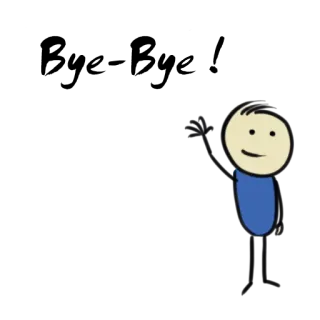 ✋ kreskówka, patyczak, rysunek, prosty, postać, ilustracja telegram sticker