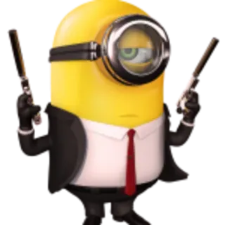 😴 Minion Minion, Senjata, Setelan, Agen, Kartun, Film telegram sticker