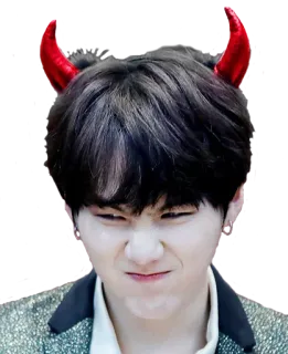 😈 diabo, chifres, pessoa, rosto, homem telegram sticker