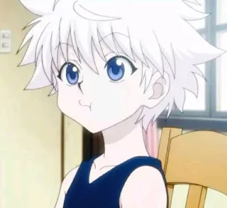 😊 Killua Zoldyck Hunter x Hunter アニメ, マンガ, キルア, ハンターハンター, キルア=ゾルディック, 漫画 telegram sticker