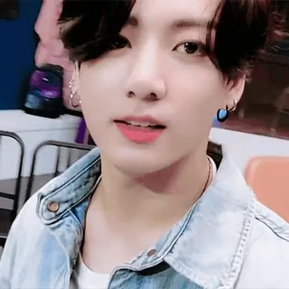 😶 Jungkook Jungkook, BTS, K-Pop, Idol, Sänger, Musik whatsapp sticker