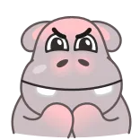 😈 демон, дьявол, зло, огонь, монстр, мультфильм, злой telegram sticker