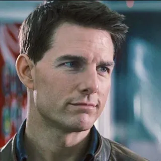 ✖ Tom Cruise actor, celebridad, estrella de cine, retrato, hombre, película telegram sticker