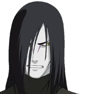 😡 Orochimaru Naruto Anime, Naruto, Orochimaru, Złoczyńca, Wąż, Ninja telegram sticker