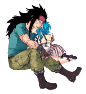 natsu.gray.luxus.gajeel.saku telegram stickers