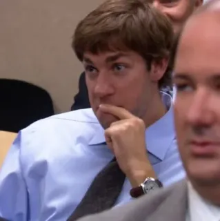 🗞 Jim Halpert The Office the office, jim halpert, serie, nbc, comedy telegram sticker